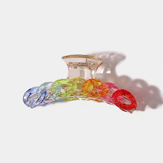Regenbogen Haarklammer