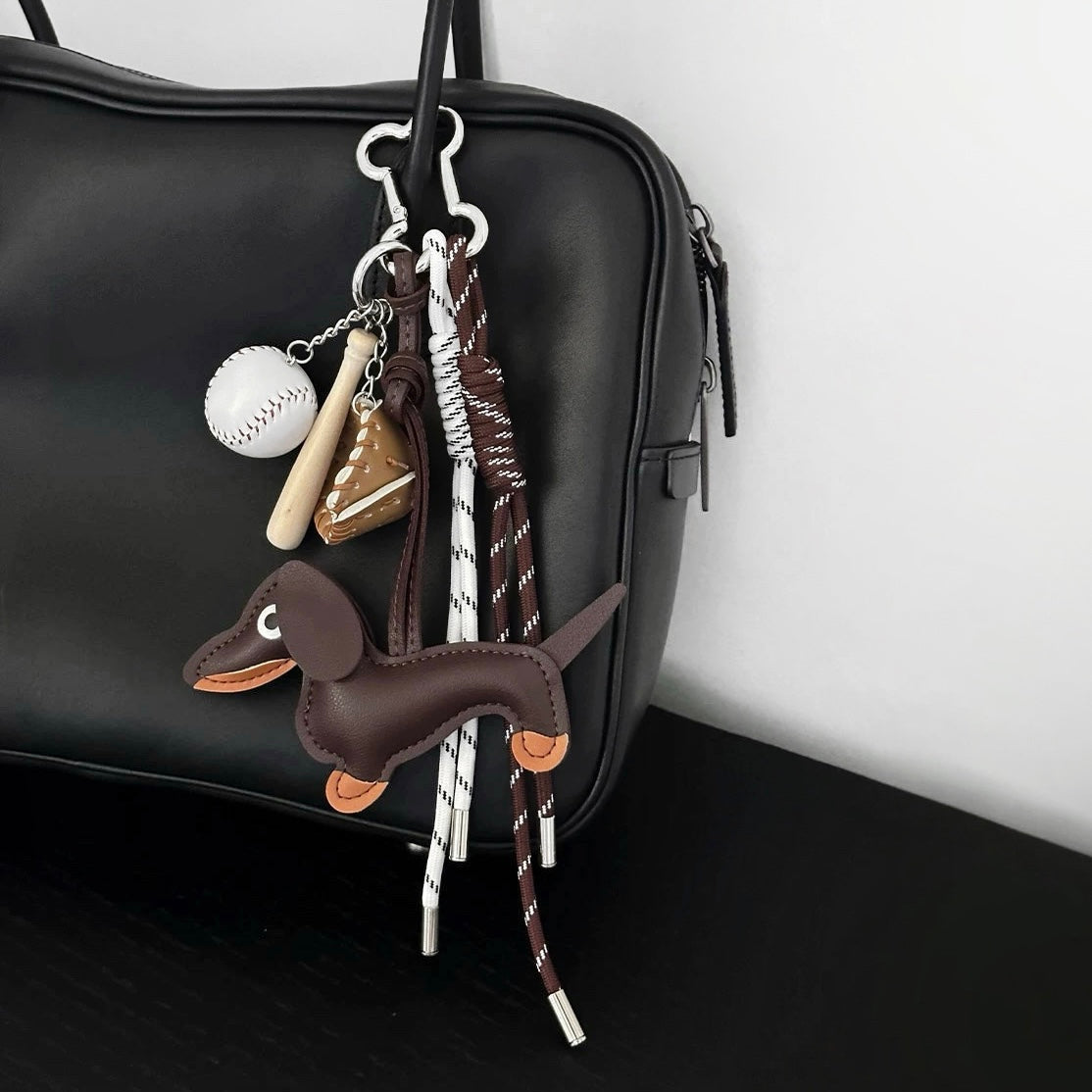 Dackel-Taschenanhänger