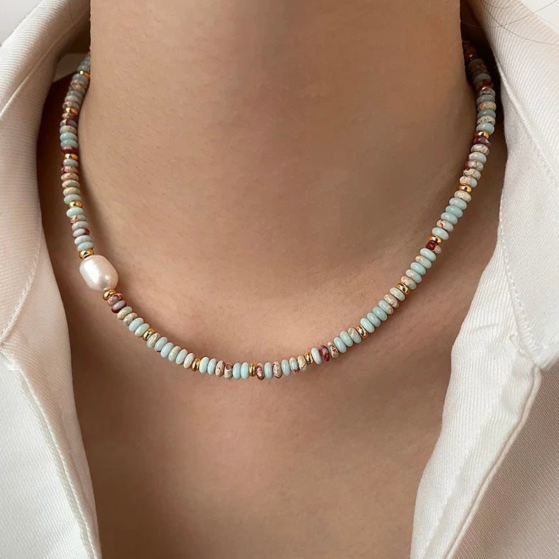 Ocean Breeze Pearl Necklace