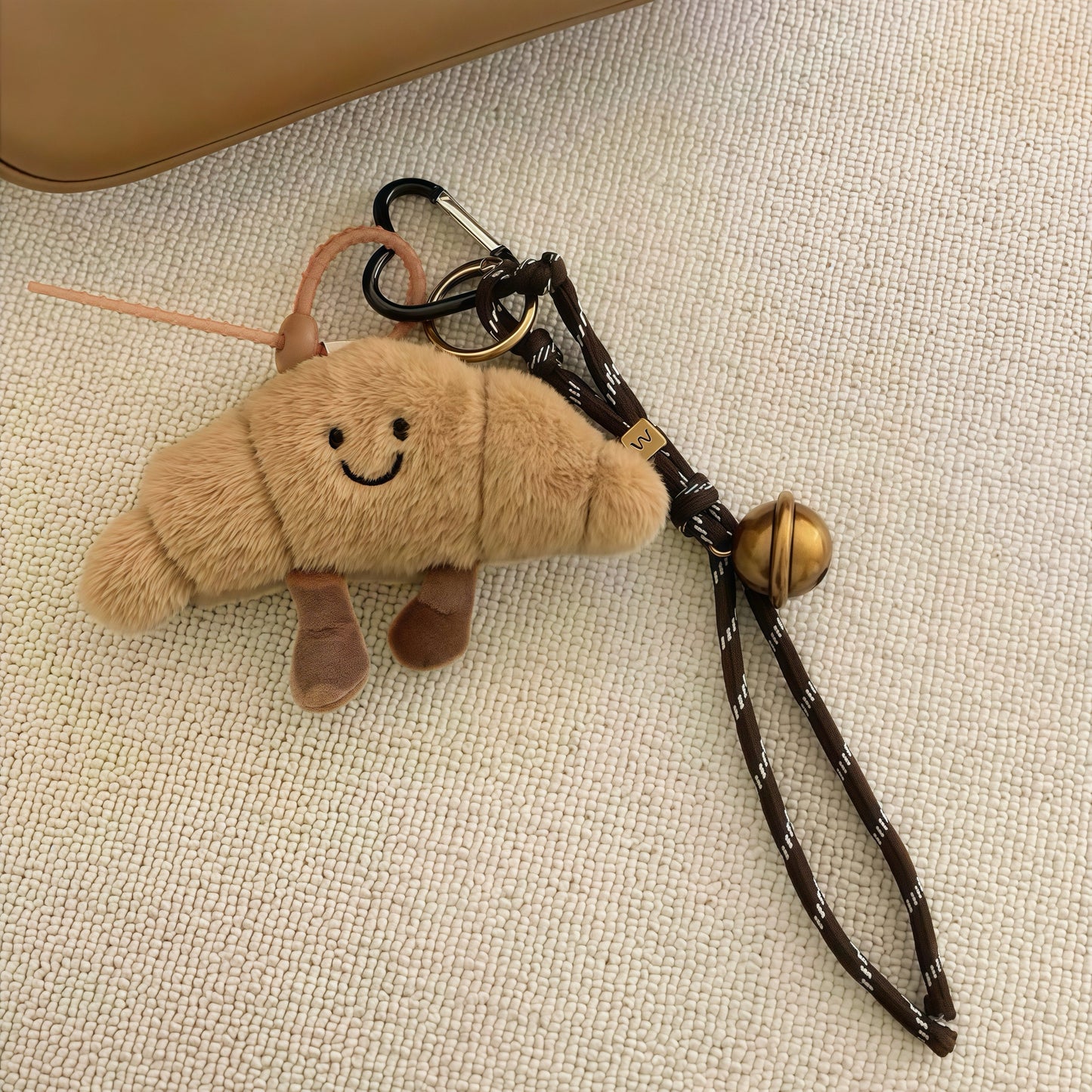 Croissant-Taschenanhänger