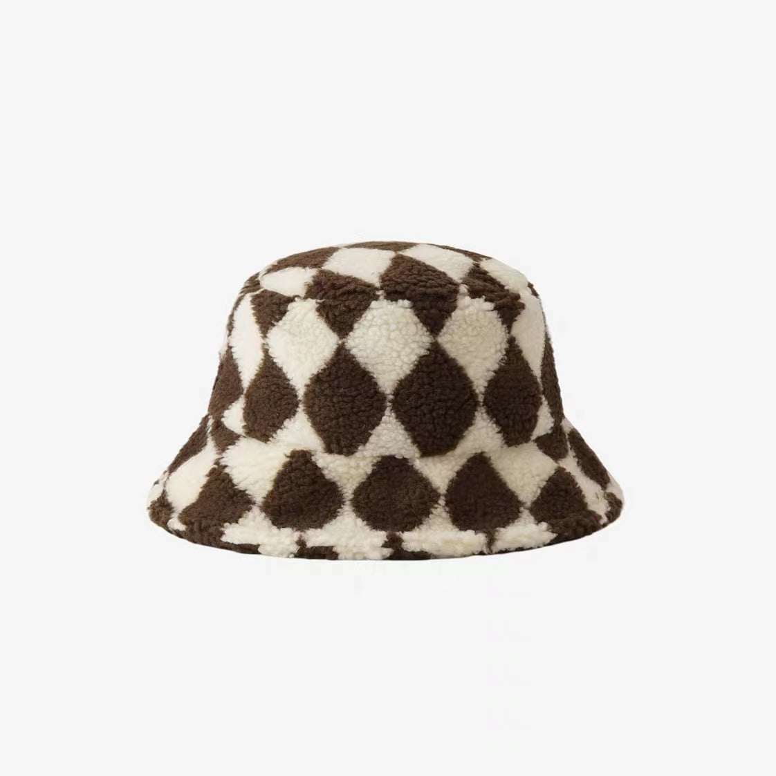 Sherpa Diamond Check Bucket Hat