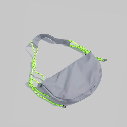 Casually Knotted Sling Nylon Crossbody Bag