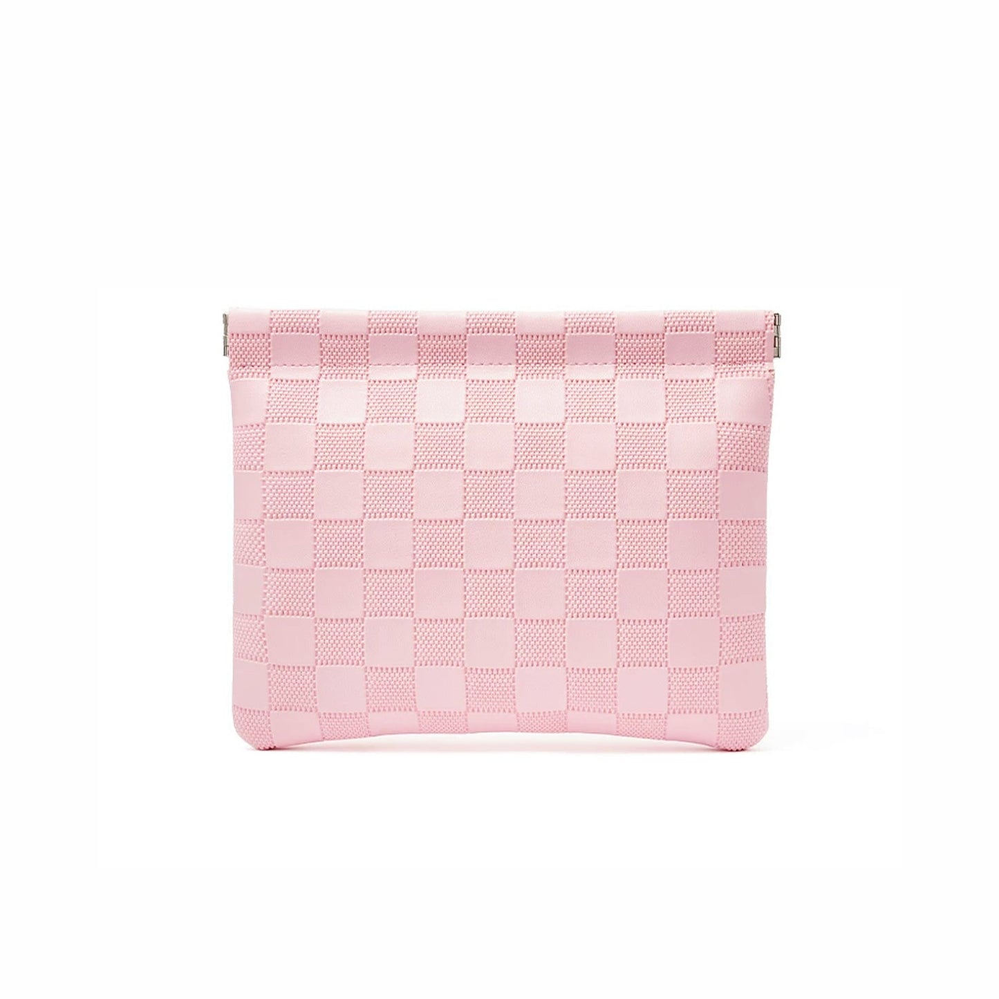 Checkered Self-closing Storage Bag