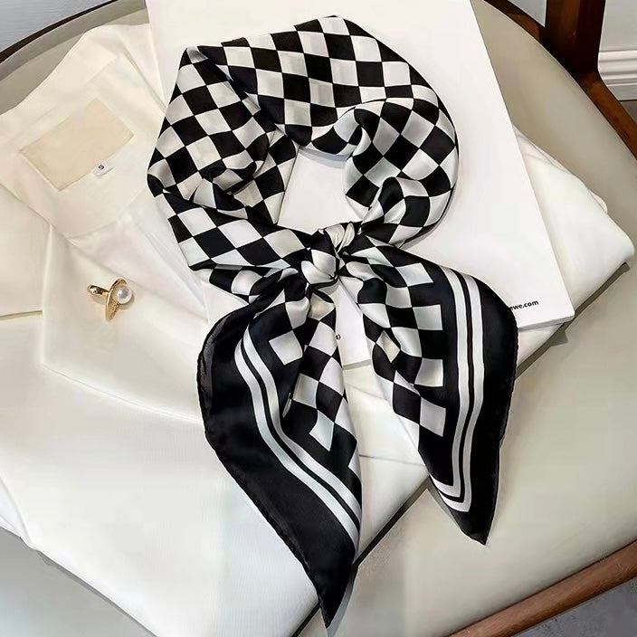 Checkerboard Square Scarf