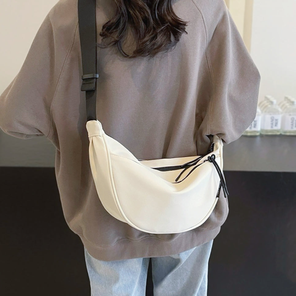 Double Sided Crescent Crossbody Bag