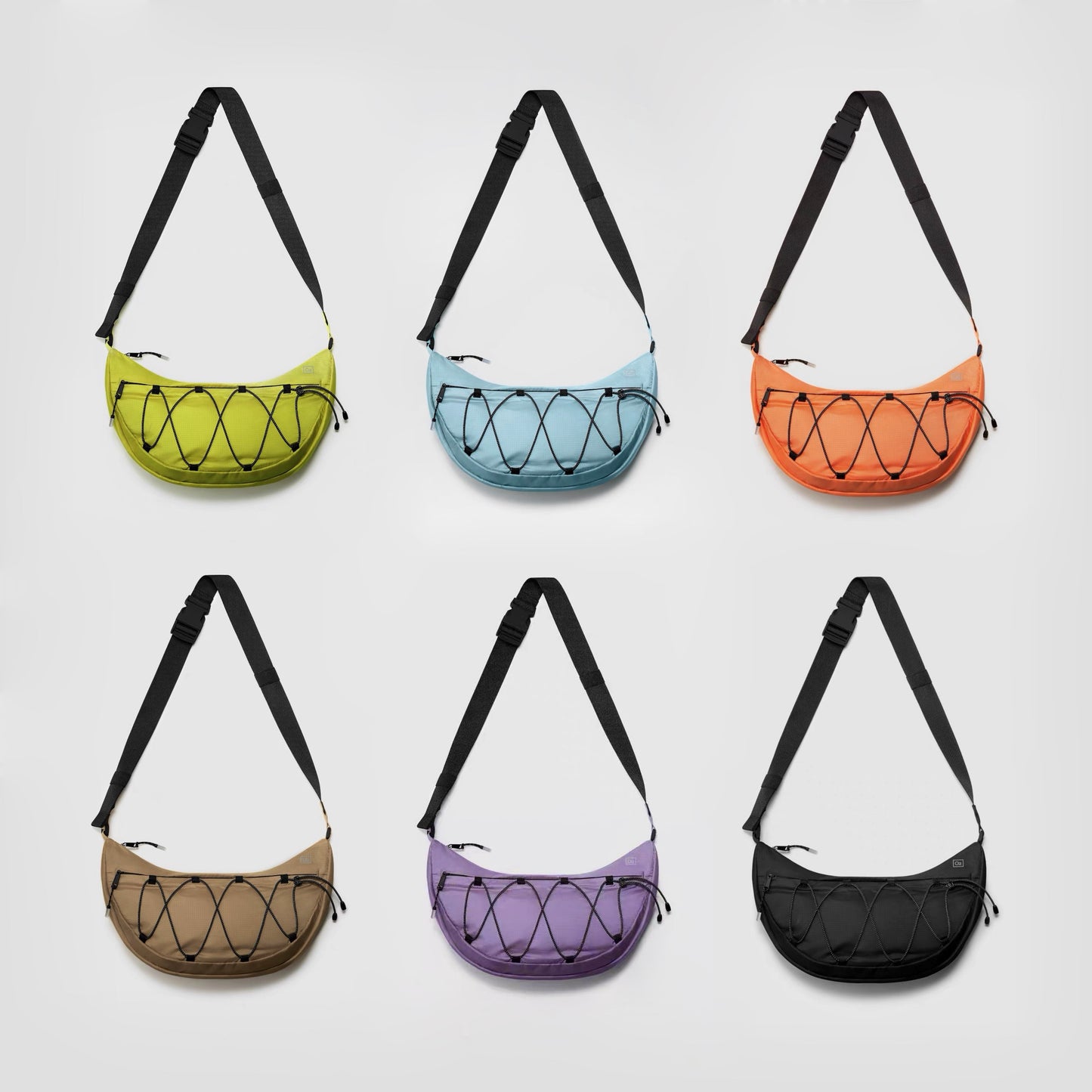 Borsa a tracolla Airy Nylon Crescent