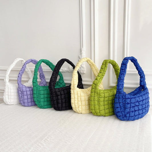 Multicolor Puffy Shoulder Bag