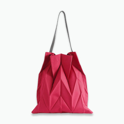 Faltbare Plissierte Shopper Tasche