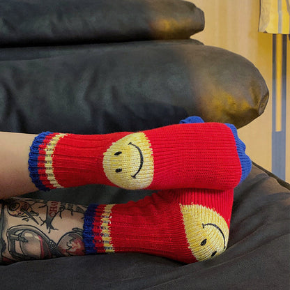 Smily Knitted Socks