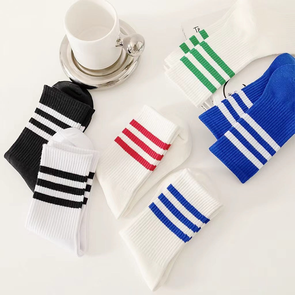 Colored Stripe Socks