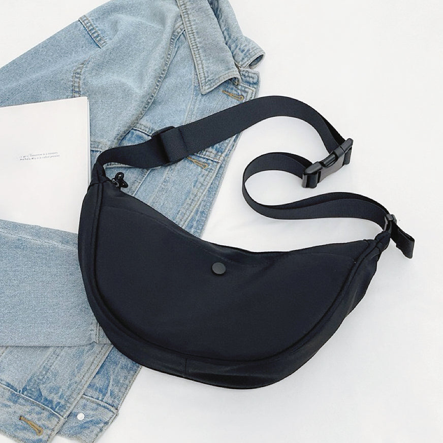 Double Sided Crescent Crossbody Bag