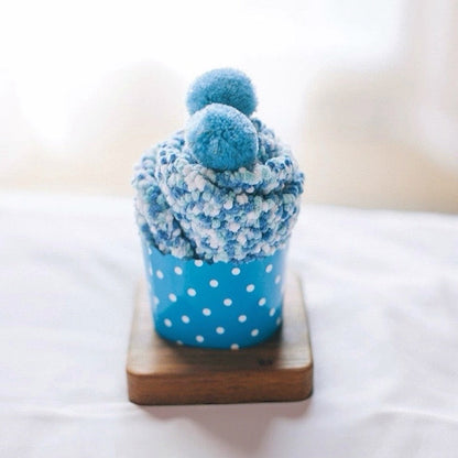 Pompom Cupcake Socks