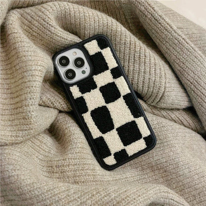 Custodia per telefono Sherpa Checkered in nero