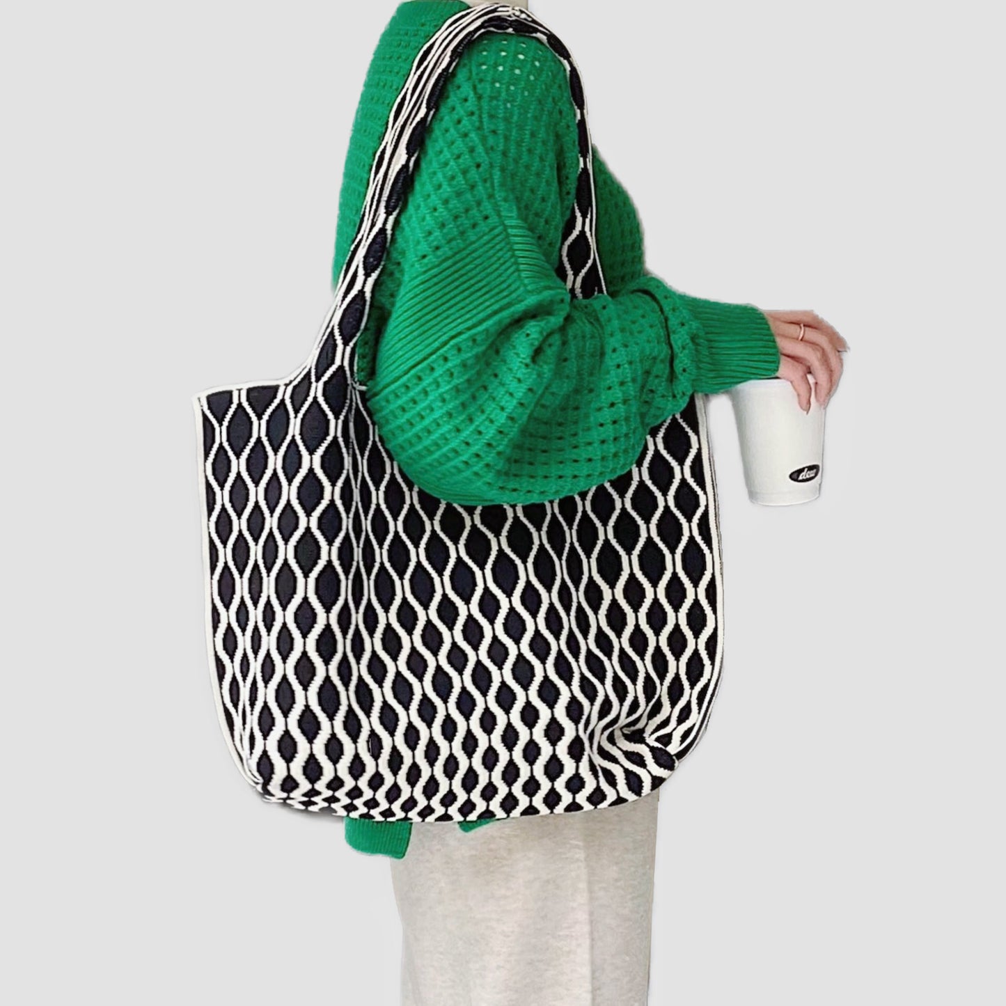 Ripple Texture Tote Bag