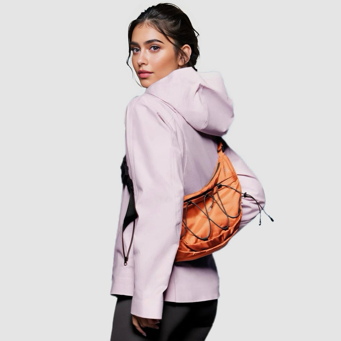 Borsa a tracolla Airy Nylon Crescent