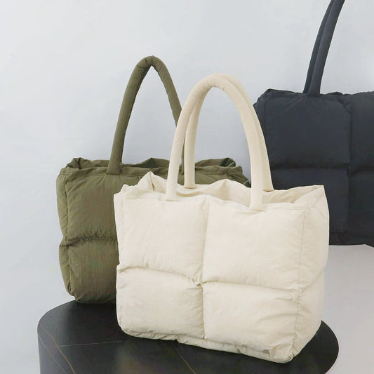 Padded Nylon Tote Bag