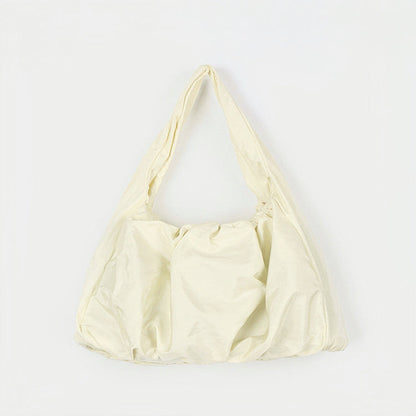 Groovy Pleated Nylon Shoulder Bag