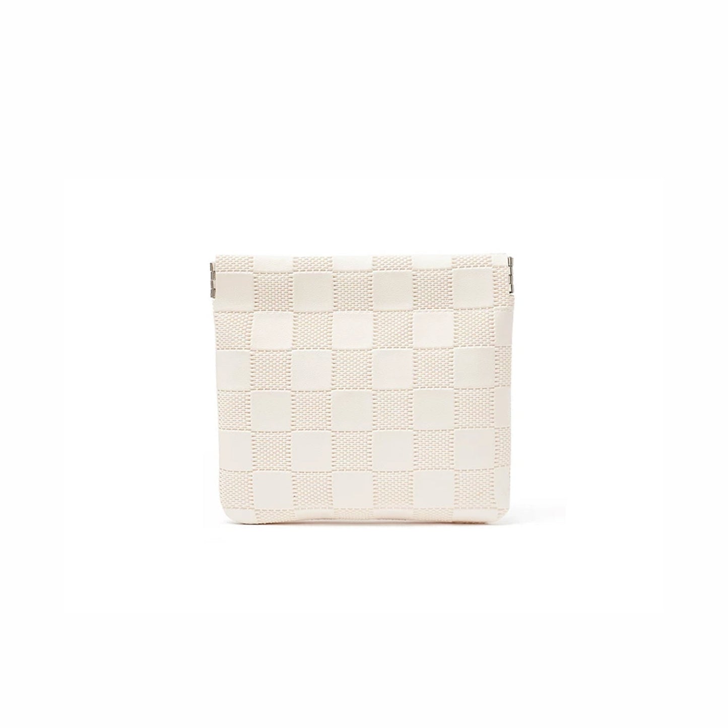 Checkered Self-closing Storage Bag