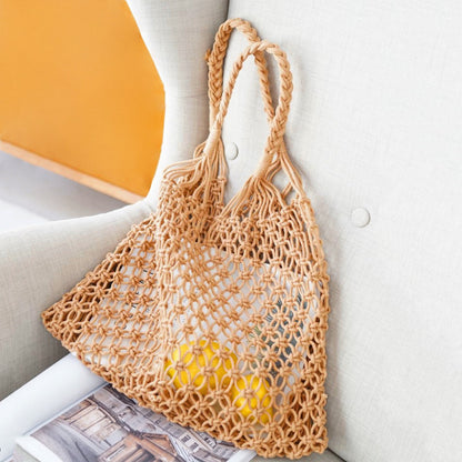 Hollow Crochet Tote Bag