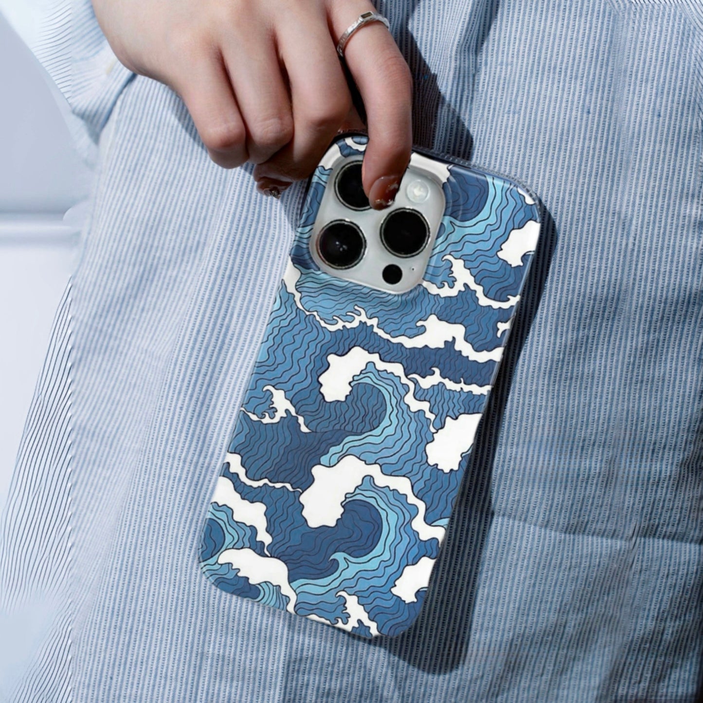 Ukiyoe Wave Phone Case