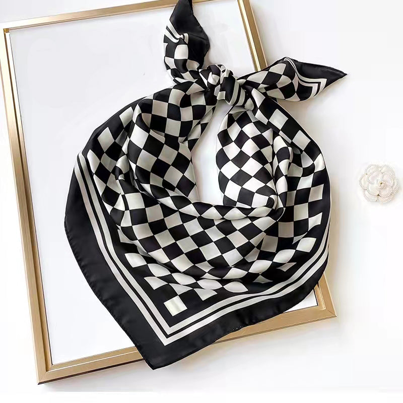 Checkerboard Square Scarf