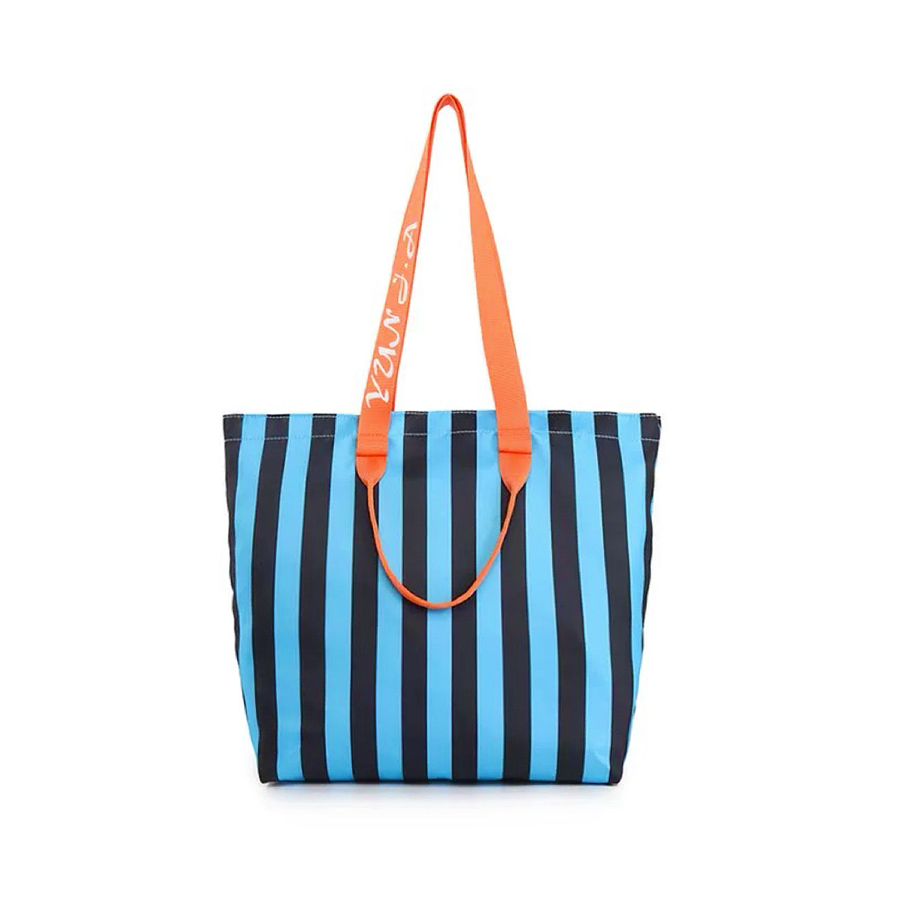 Bold Color Striped Tote Bag