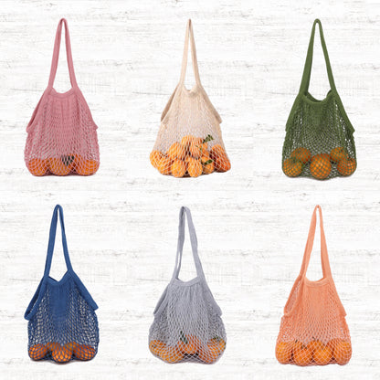 Colorful Net Shopper Bag