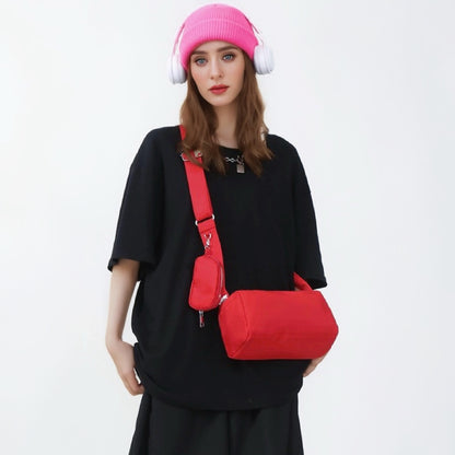 Nylon Brick Cassette Crossbody Bag