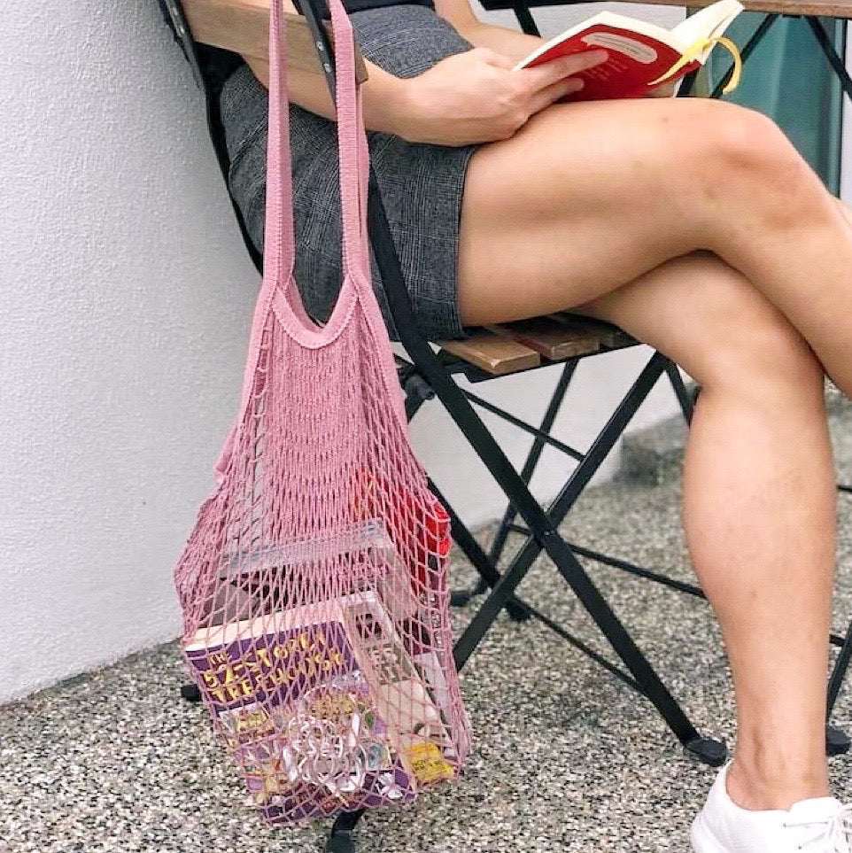 Colorful Net Shopper Bag