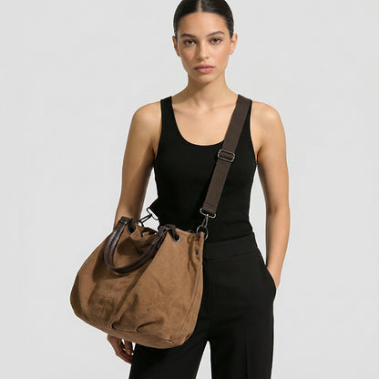 Rugged Cargo Canvas Tote Bag