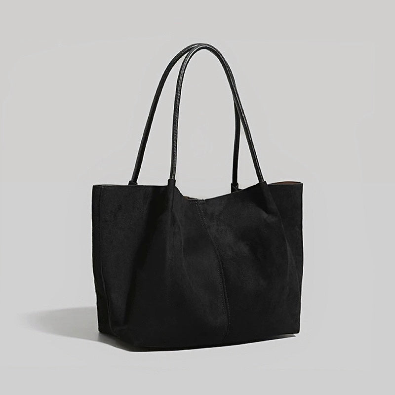 Modern Muse Suede Tote Bag