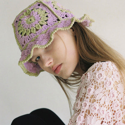 Floral Crochet Hat