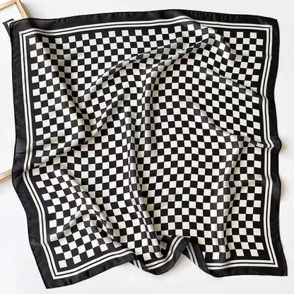 Checkerboard Square Scarf