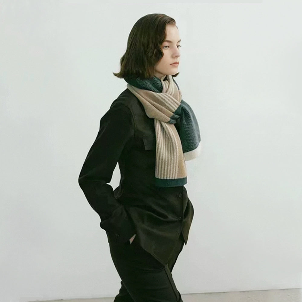 Designer Soft Striped Scarf