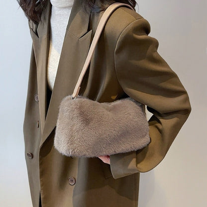 Mini borsa Baguette in montone