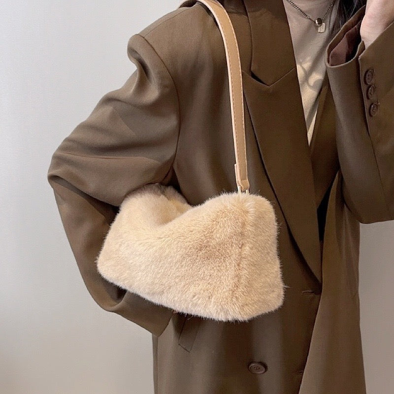 Mini borsa Baguette in montone