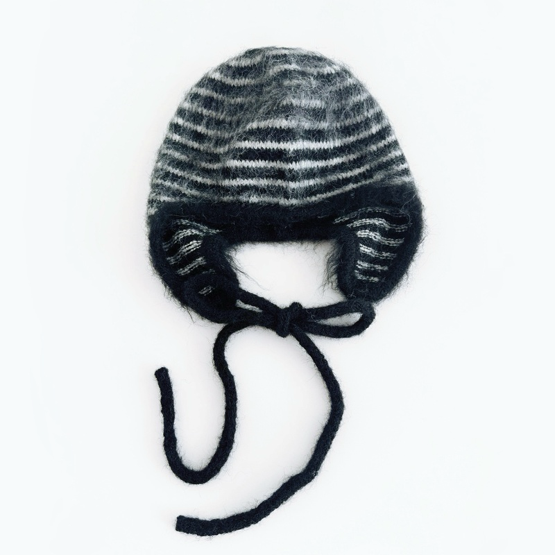 Striped Earflap Hat
