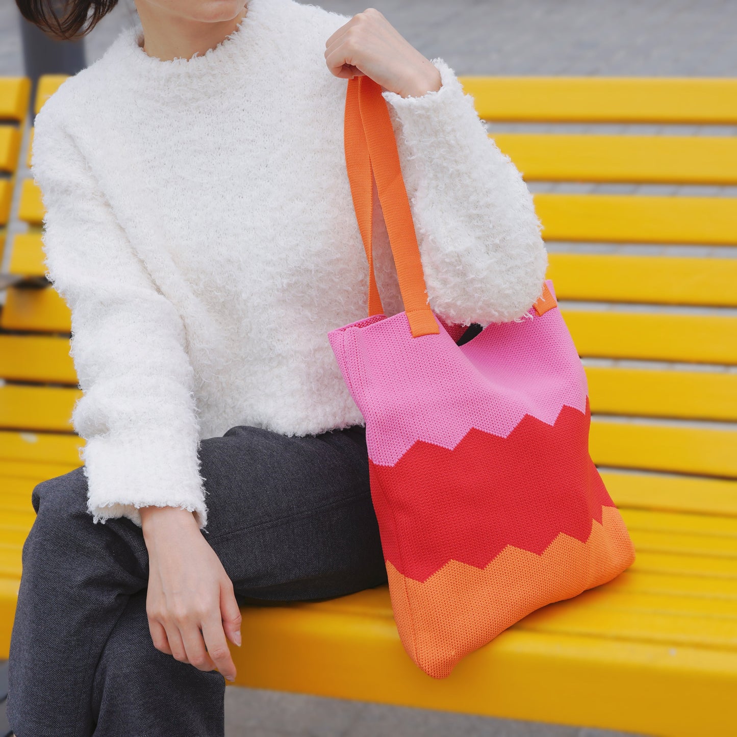 Pop Rainbow Tote Bag