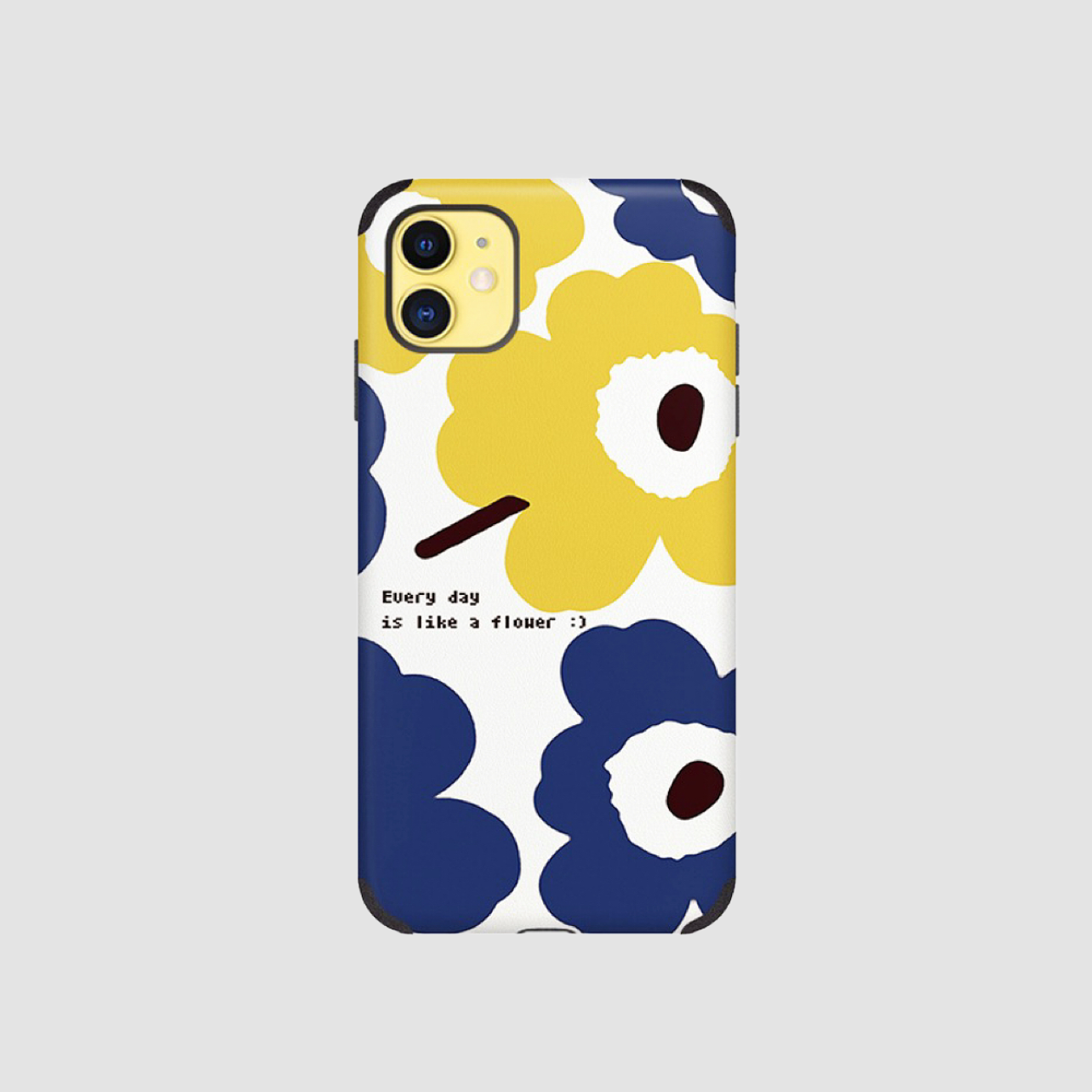 Blue Yellow Flower Phone Case