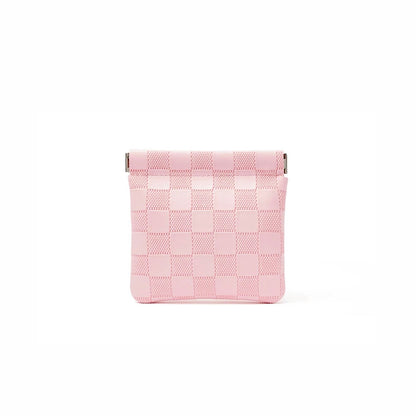 Checkered Self-closing Storage Bag