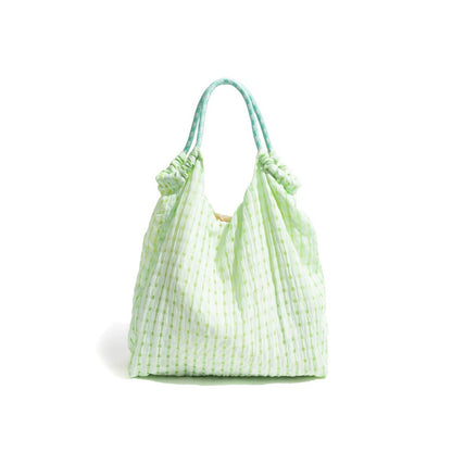 Candy Seersucker Tote Bag