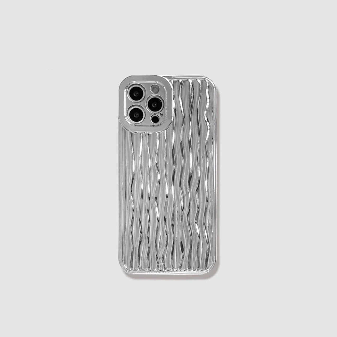 Silver Water Ripple Phone Case