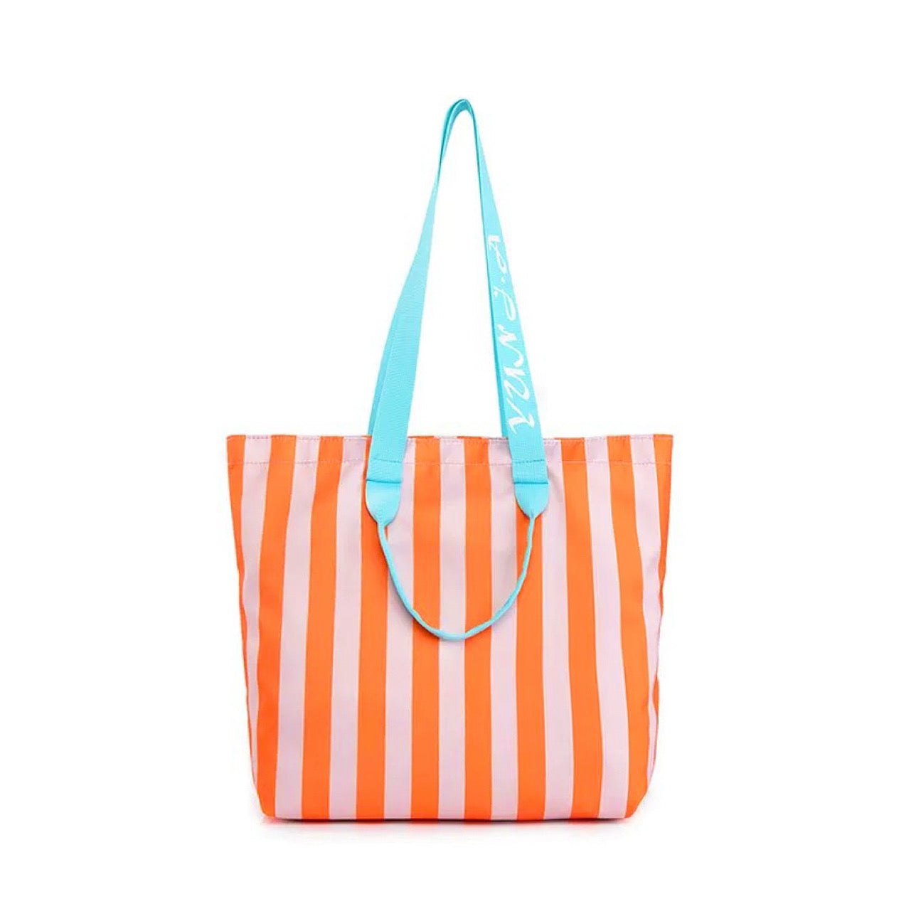 Bold Color Striped Tote Bag