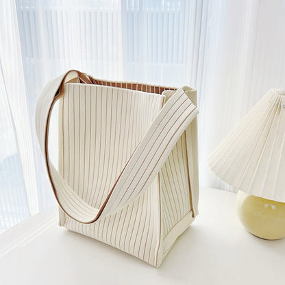 Milk Carton Textured Woven Tote Bag