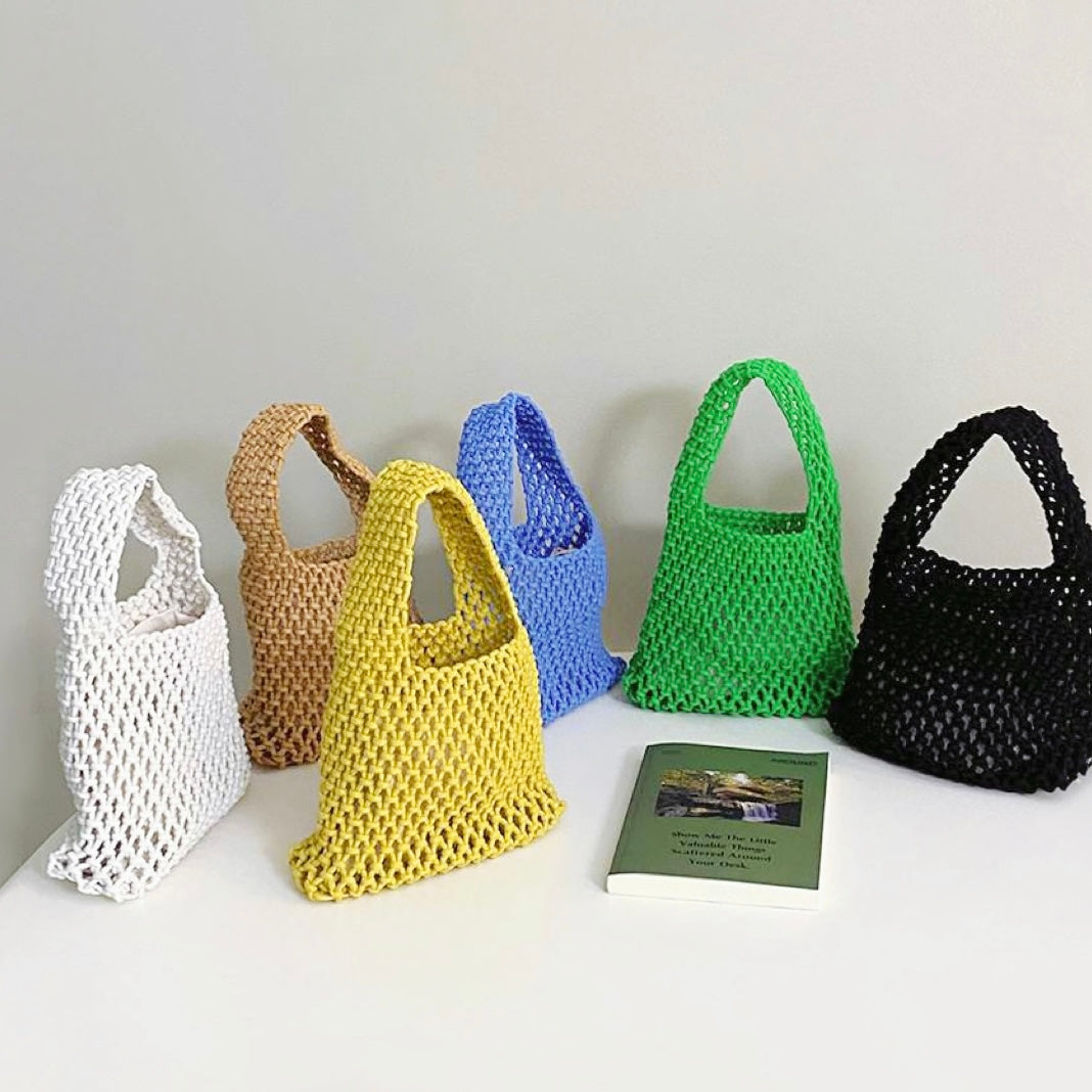 Small Multi-Colored Crochet Handbag