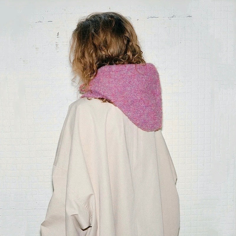 Drawstring Buttoned Balaclava Hat