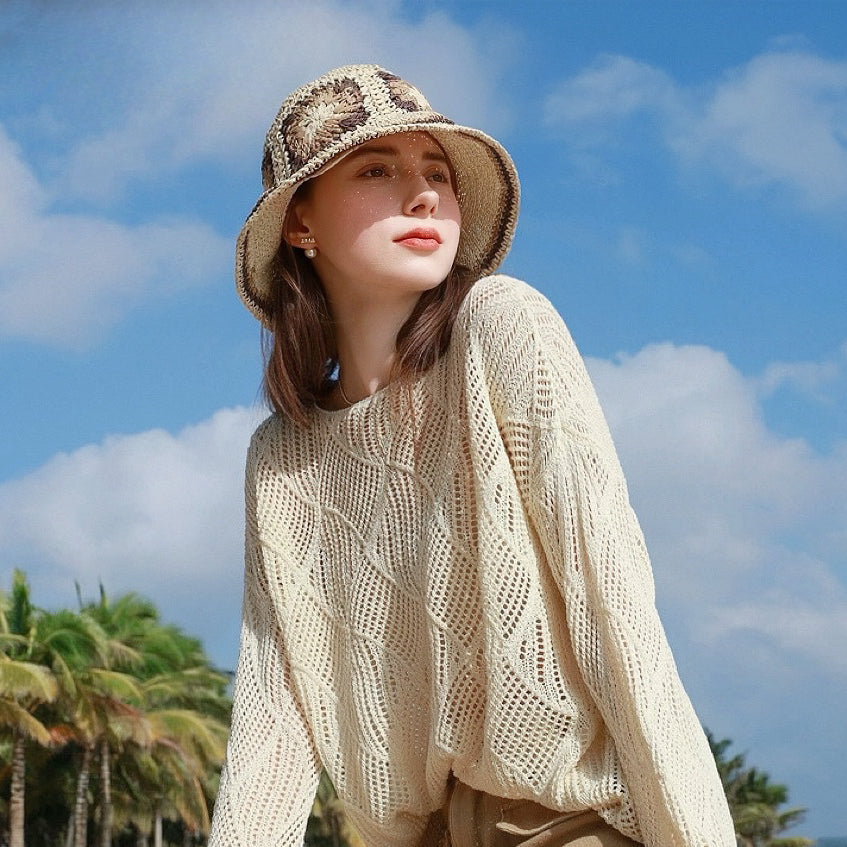 Floral Straw Hat