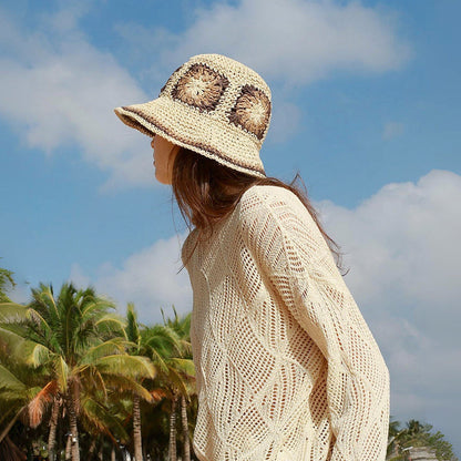 Floral Straw Hat