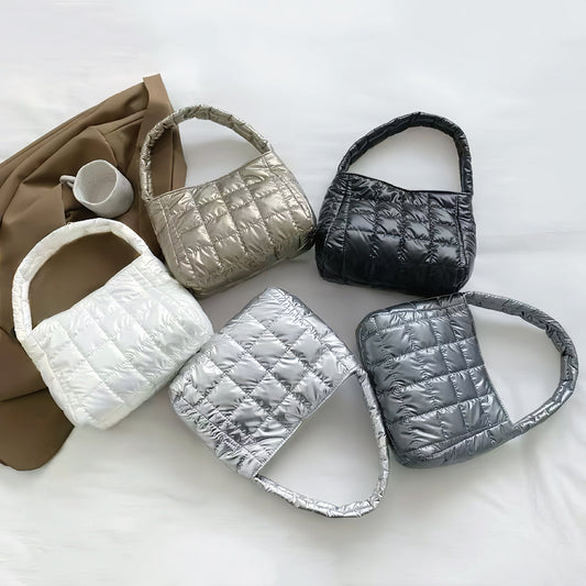 Metallic Glow Quilted Bag