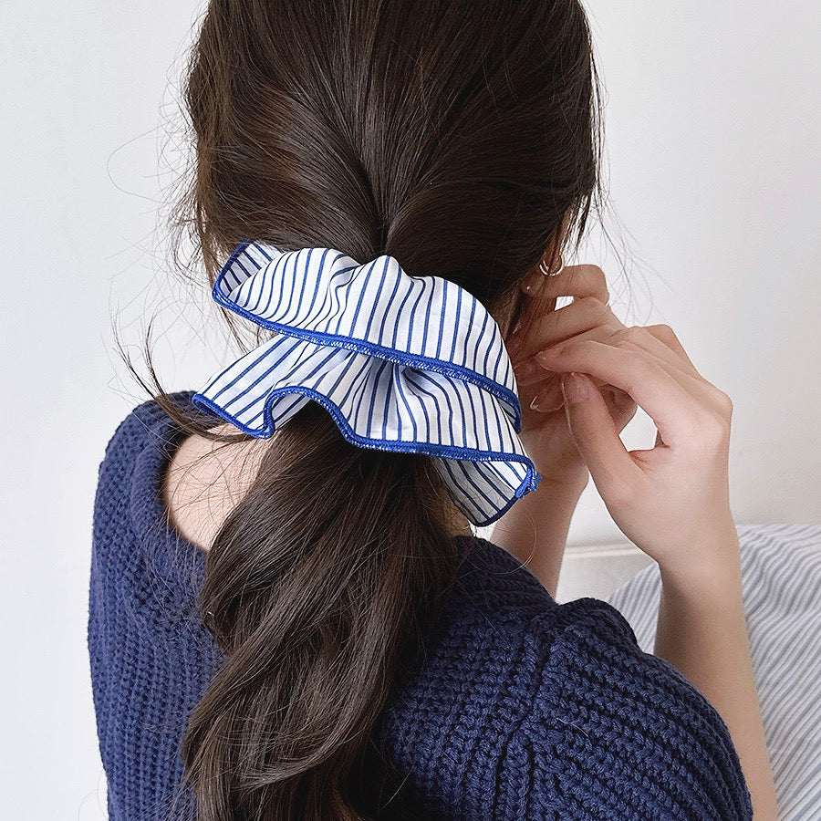 Striped Layered Scrunchie